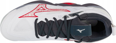 Atlete volejbolli Mizuno Wave Momentum 3, mesh, me amortizim Wave, të bardha