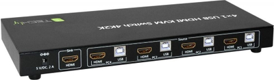 Switch Techly AVTEYVS00028702, HDMI/USB KVM, i zi