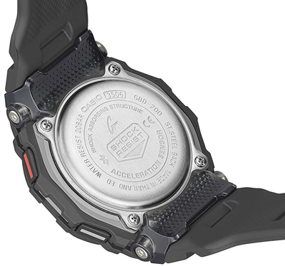 Orë dore për meshkuj Casio G-Shock G-Squad GBD-200-1ER, e zezë