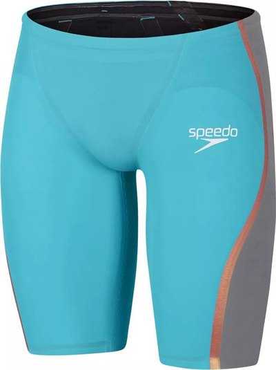 Rroba banje garash për burra Speedo LZR Intent Jammer, FINA approved, blu me gri