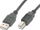 Kabllo Digitus USB-A to USB-B (AK-300105-010-S), 1 m, e zezë