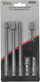 Set adapterësh Silver S11225, për stërvitje 1/4" 3/8" 1/2", 6 copë, metal gri