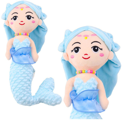 Lodër pelushi sirenë Mermaid with Corals, 32cm, blu