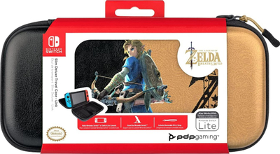 Kuti mbrojtëse PDP për Nintendo Switch, dizajn Zelda, e zezë