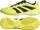 Atlete futbolli mrena palestrës Adidas Predator League, për parket, të verdha