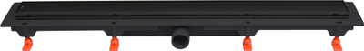 Kanaletë lineare dushi Werit JOMOTech Exclusive 40 175 30750400 38, 75cm, me flis, e zezë matte