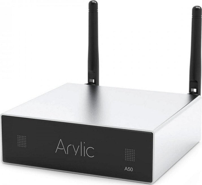 Përforcues rrjeti Arylic A50+, 2x50W, Wi-Fi Bluetooth, i zi