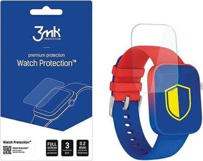 Folie mbrojtëse 3MK ARC Watch për Rubicon RNCE97, set 3 copë, transparente