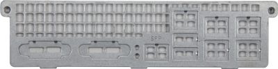 Panel I/O Supermicro MCP-260-00061-0N, 1U, për X9DB3 X9DBi X9DB3-F X9DBi-F X10DRL-C, metalik gri