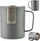 Filxhan çeliku Beretta Mug Wolf, 355ml, mure të dyfishta, gri