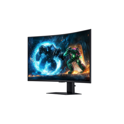 Monitor gaming Samsung Odyssey G7 G75F, 37", 4K UHD, i lakuar, i zi