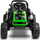 Traktor elektrik për fëmijë Toyz Hector, me rimorkio, LED, jeshil