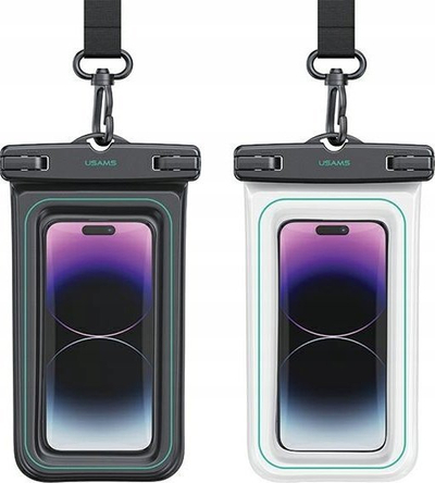 Çantë uji mbrojtëse Usams Waterproof Case FSD1302, 6.7", IP68, e bardhë