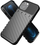 Kapak telefoni Forcell Thunder për iPhone 17, TPU, kundër goditjeve, i zi