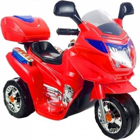 Motor elektrik lodër HC8051, 6V, me drita LED, i kuq