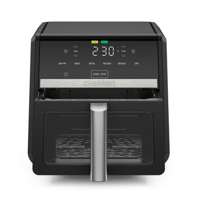 Fritezë Chefman TurboFry Touch Digital XL, 8.5L, DC Motor Window, e zezë