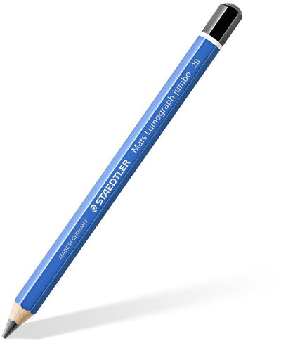 Laps grafiti STAEDTLER Mars Lumograph Jumbo, 2B, blu