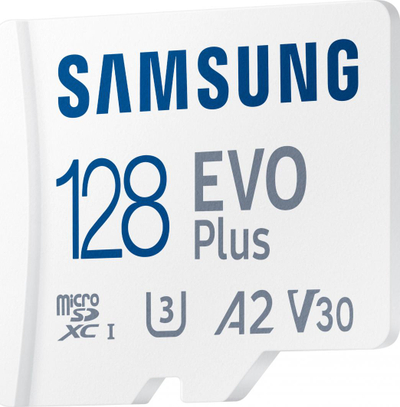 Kartë EVO Plus 2021 MicroSDXC, 128 GB Class, 10 UHS-I / U3 A2 V30 card