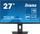 Monitor iiyama ProLite computer, 27", 1920 x 1080, 100 Hz, i zi