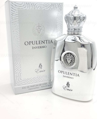 Parfum Emir Opulentia Inverno Eau de Parfum për burra, 100ml, aromë freske, argjendtë