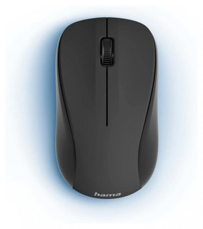 Безжичен глушец Hama Silent, оптички, 1200 DPI, 2.4 GHz, црн