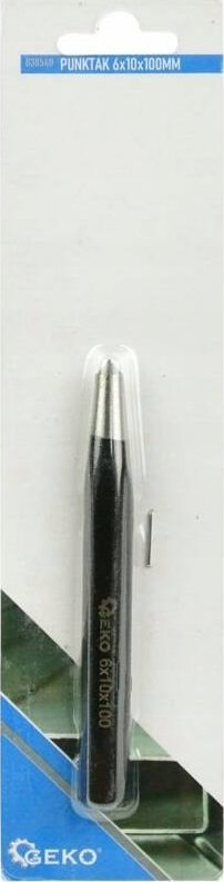 Qendër-shpuese për metal GEKO Locksmith, 6x10x100mm, çelik pune