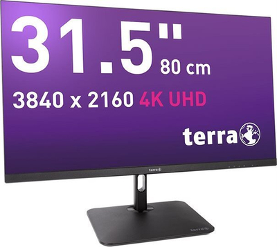 Monitor TERRA 3030234, 31.5", 4K Ultra HD, i zi