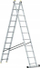 Shkallë alumini AWTools 2x11, shumëfunksionale, 150kg, ngjyrë alumini