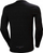 Bluzë termike Helly Hansen Workwear Lifa Merino Crew Neck, me mëngë t’gjata, për burra, e zezë