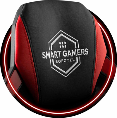 Karrige gaming Shiro Smart Gamers, lëkurë eco, mban gjer në 120 kg, e zezë me të kuqe