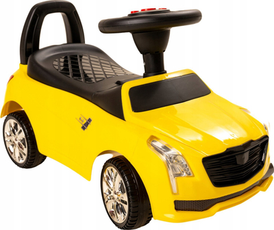 Walker lodër Sabi Toys me drita e tinguj, i verdhë