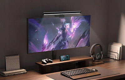 Llambë monitori BlitzWolf BM-RS1, LED, kapëse për monitor, e zezë