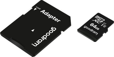 Kartë memorie GoodRam MicroSDXC UHS-I / U1 (M1AA-0640R11), 64 GB, Klasa 10