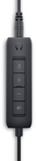 Kufje Dell WH1022, stereo, USB, me mikrofon që heq zhurmën, të zeza
