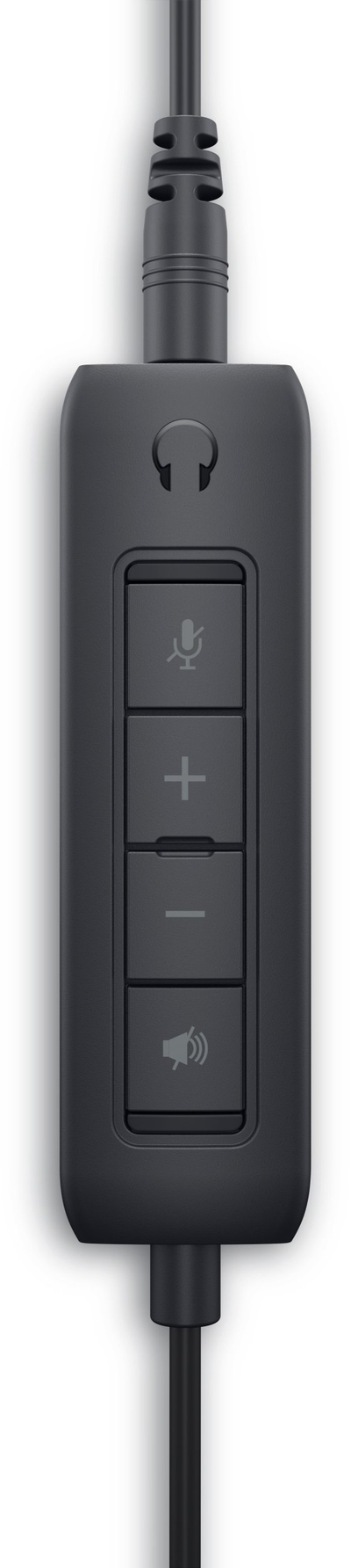Kufje Dell WH1022, stereo, USB, me mikrofon që heq zhurmën, të zeza