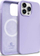 Maskë mbrojtëse Crong Color Cover Magnetic për iPhone 14 Pro, MagSafe, lejla