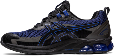 Atlete burra ASICS 1201A682, rrjetë frymëmarrëse, amortizim, të zeza blu
