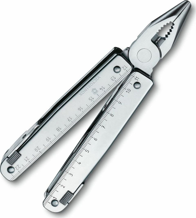 Multimjet Victorinox SwissTool III 3.0327.L, 27 funksione, çelik inoks, ngjyrë argjendi