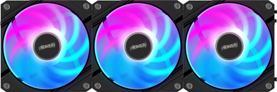 Ventilator PC GIGABYTE AORUS EZ CHAIN FAN 120, set me 3 copë, 120 mm, ARGB, i zi