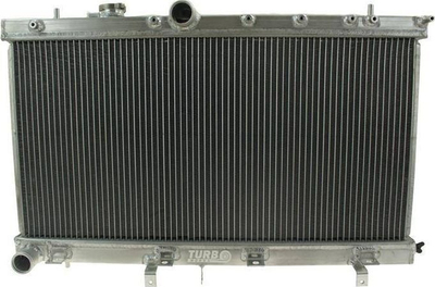 Radiator uji sport TurboWorks, për Subaru Impreza 02-07, 36 mm, ngjyrë argjendtë