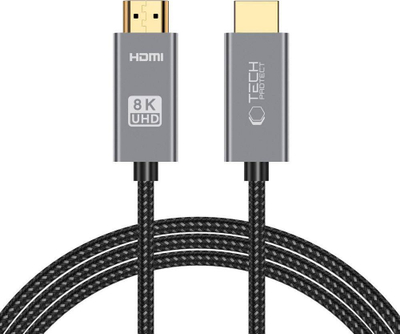Kabllo HDMI Tech-Protect UltraBoost, 2.1, 2m, 8K, e zezë