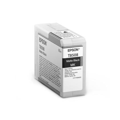 Kartutxh bojë Epson T8508 Matte Black, 80 ml, i zi mat