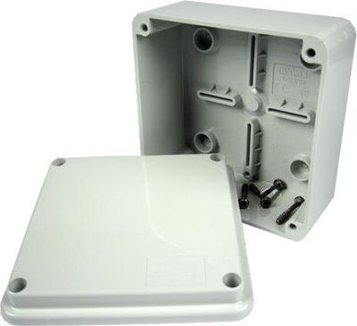 Kuti sipërfaqësore elektrike Gewiss GW44204, 100x100x50mm, IP56, gri