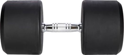Hantel HMS HG PRO, 55kg, i veshur me gomë, njësh