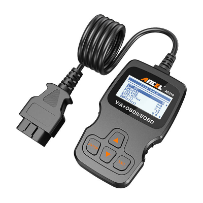 Skaner diagnostikues OBD2 Ancel AD310 AC103, ekran LCD, për automjete OBDII, i zi