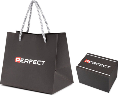 Orë dore Perfect Day PERFECT GXB412-03, për burra, 42mm, argjend