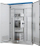 Вентилирана врата Итон ИКССДМЛВ2010, 2000x1000 мм, ИП30, сива