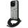 Mbulesë telefoni Karl Lagerfeld Case Crossbody Grained Pattern Logo për iPhone 16 Pro, me rrip, gri