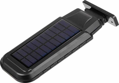 Llambë rruge diellore LED COB, 240 LED, me sensor lëvizje, e zezë