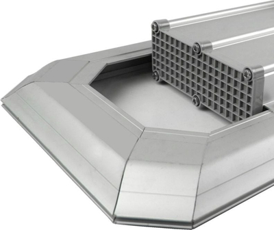 Lampë rrugore solare PowerNeed, panel 30.6W, sensor lëvizjeje, e zezë